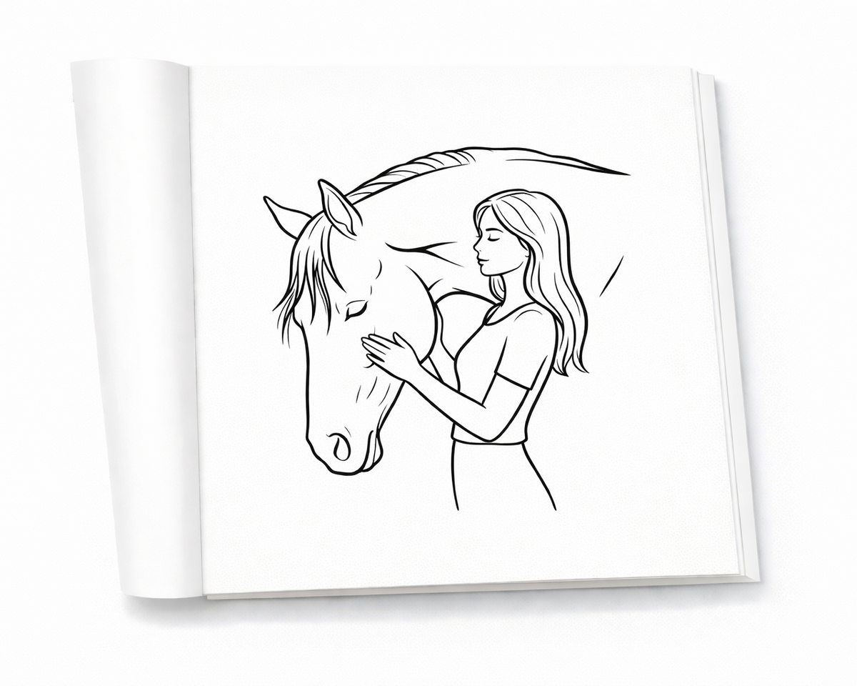 Preview of cozy adult coloring book designed for stress relief and comfort