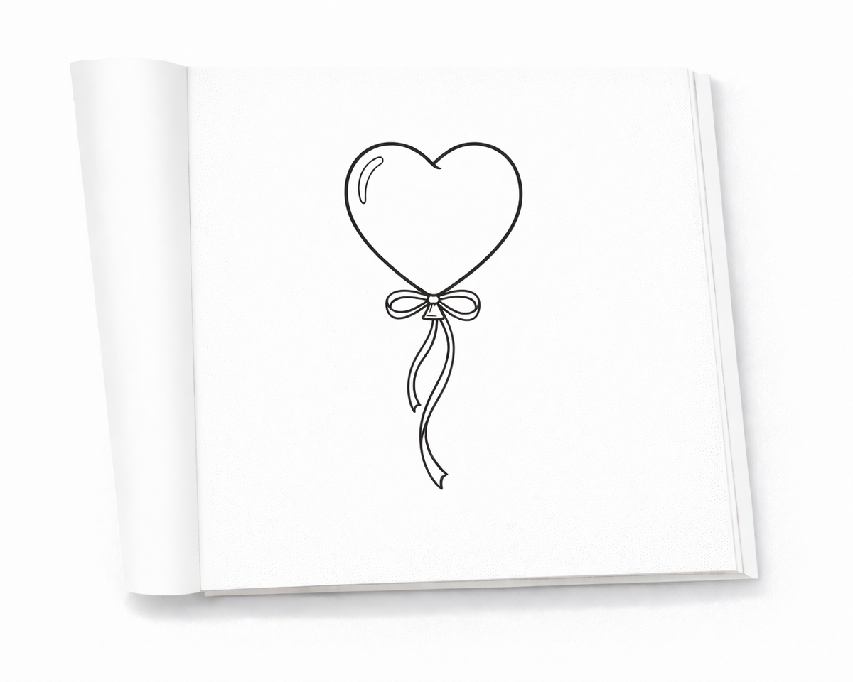 Preview of love coloring book focused on softness and calming moments