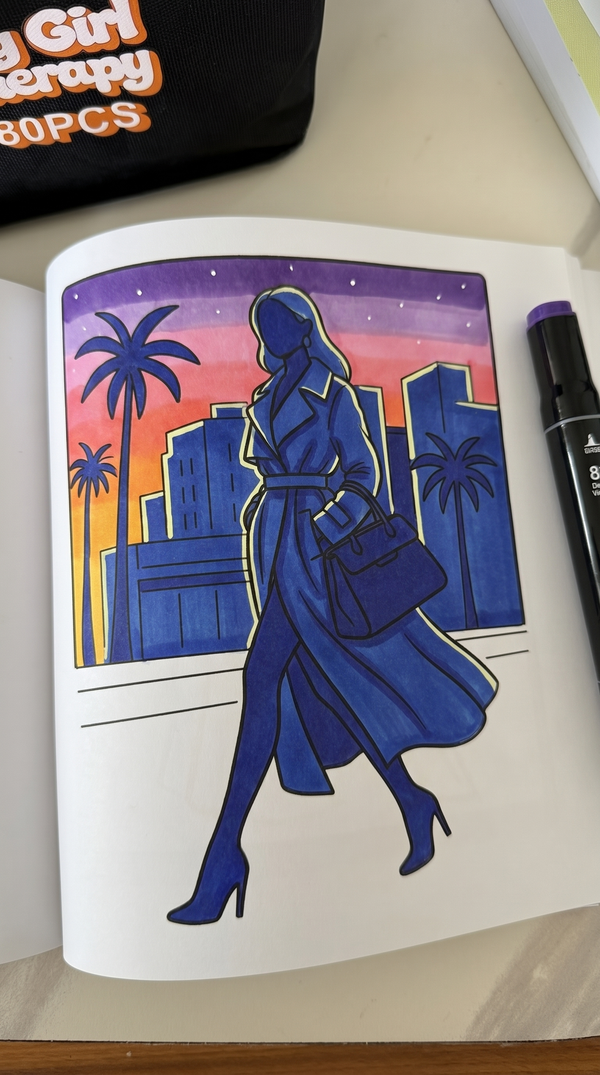 Coloring book page preview
